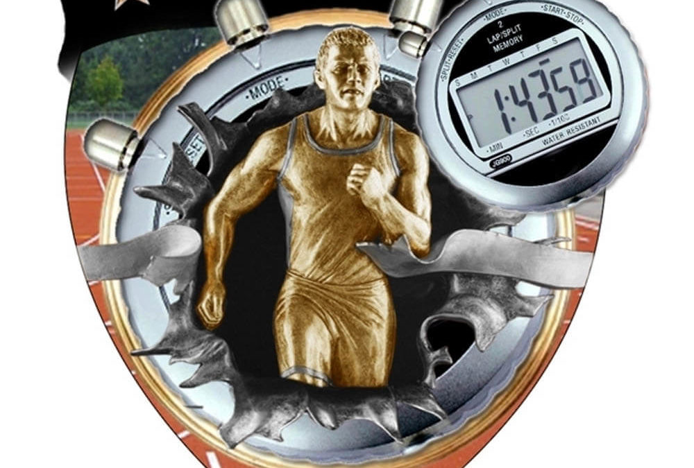 3″ Color Shield Medallion TRACK Male Runner