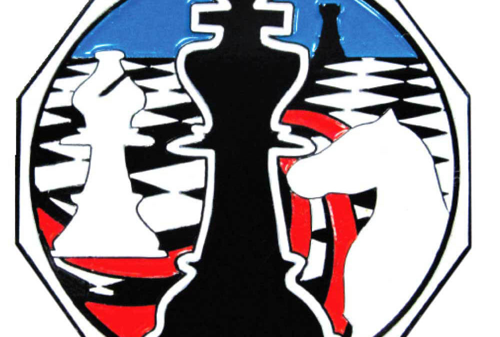 2″ Decagon Colored Medal CHESS