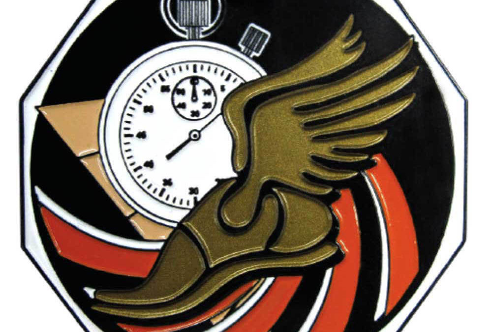 2″ Decagon Colored Medal TRACK