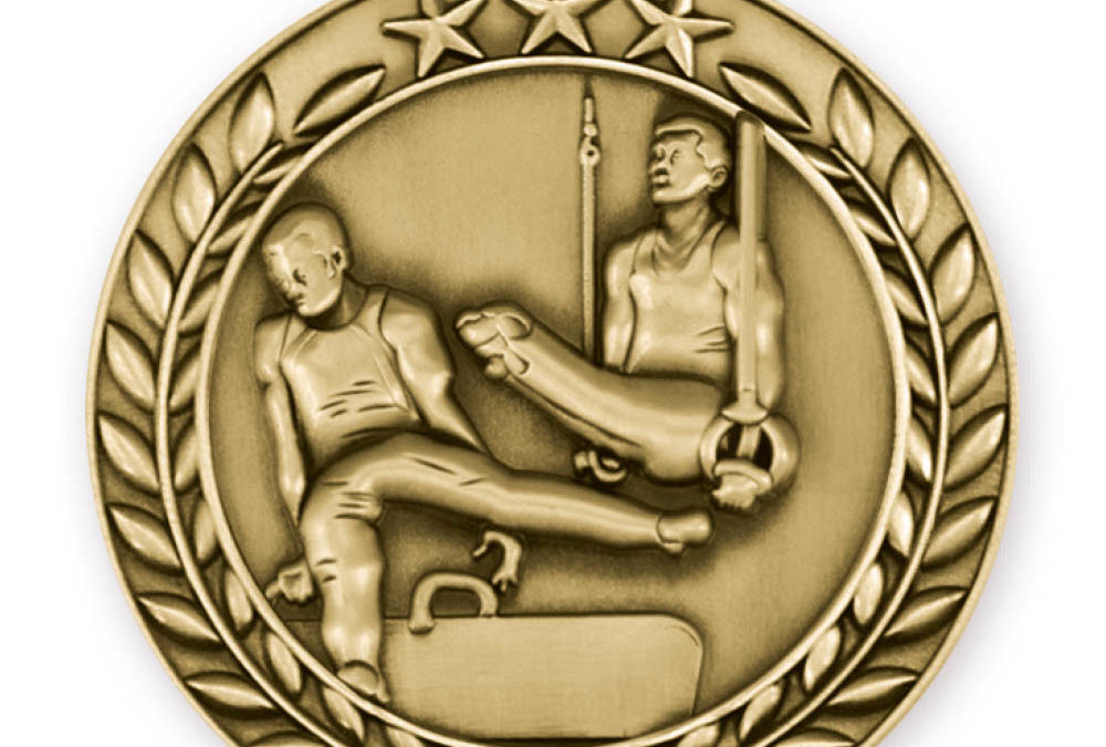 1 3/4” GYMNASTIC (M) MEDAL (G)