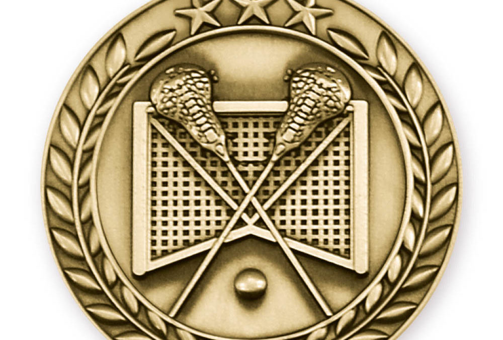 1 3/4” LACROSSE MEDAL (G)