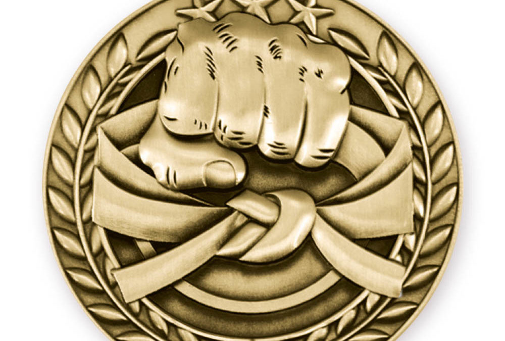1 3/4” MARTIAL ARTS MEDAL (G)