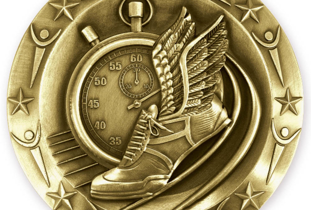 3” TRACK MEDAL (G)